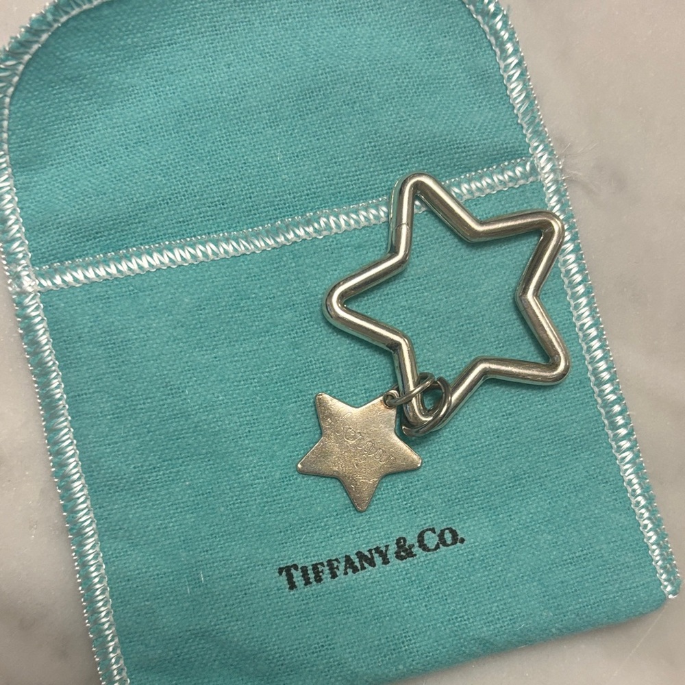 Tiffany & Co. Silver Star Keyring